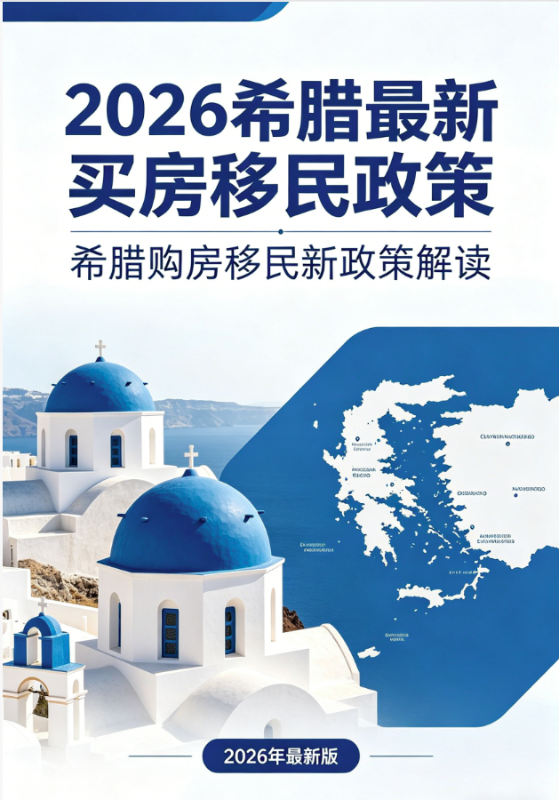 2026希腊最新买房移民政策｜三轨并行，25万欧可上车